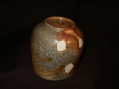 anagama fired pottery, yakishime