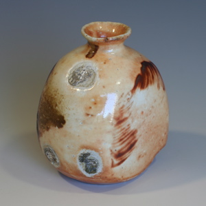 Wood Fired Shino Bottle